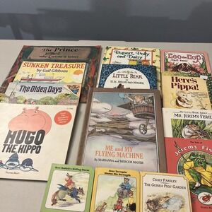 Lot Of 14 Vintage Children's Books Brer Rabbit Little Bear Jeremy Fisher